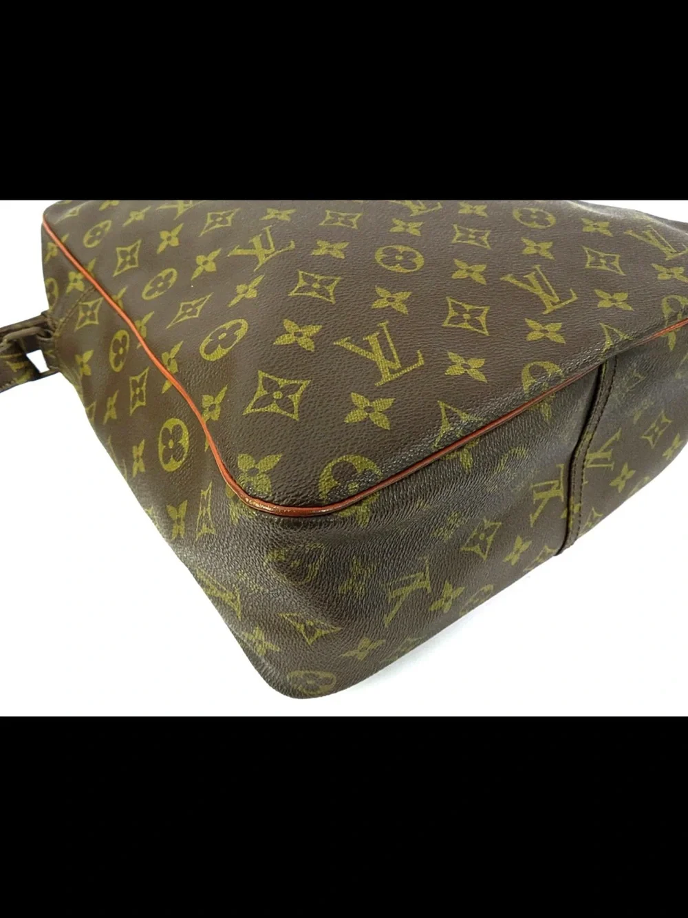 Louis Vuitton Monogram Canvas Messenger Bag in Brown and Gold